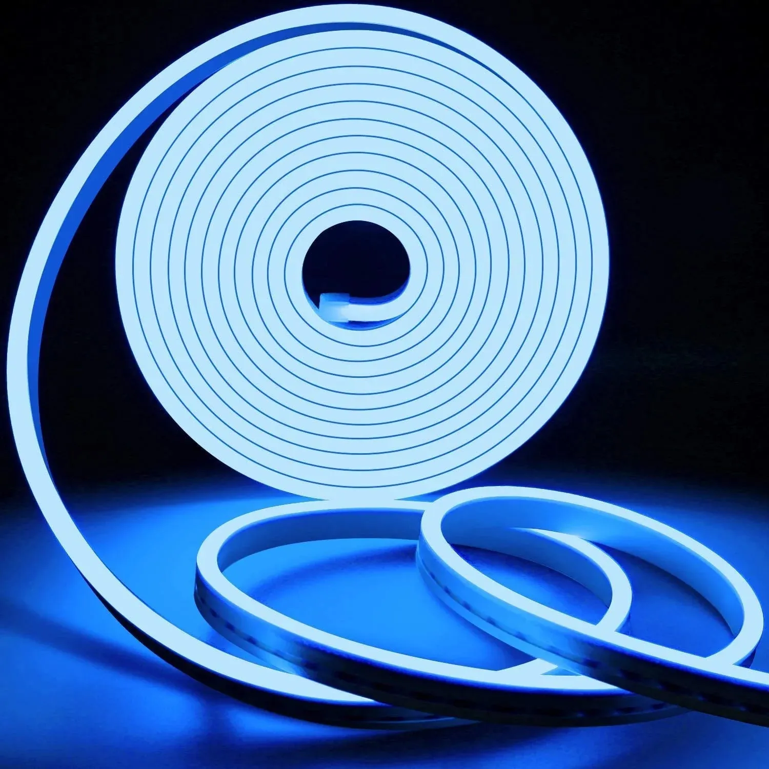 12V Neon Flexible LED Strip Light 5 Meter (Blue)