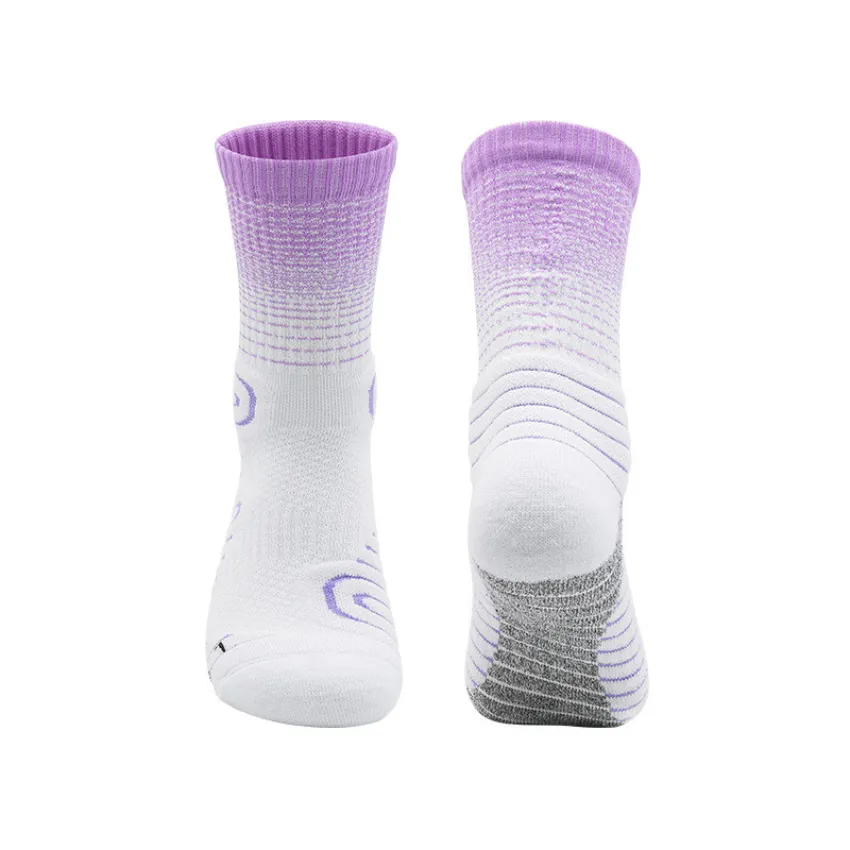 3 Pack Gradients Thick Cushioned Trainer Socks