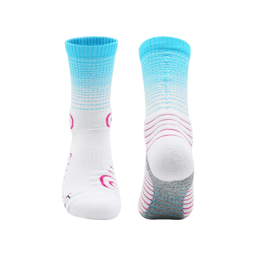 3 Pack Gradients Thick Cushioned Trainer Socks