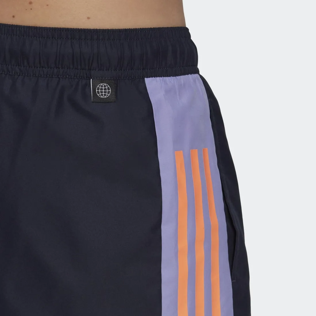 adidas Short Length Colorblock 3-Stripes Men's Swim Shorts