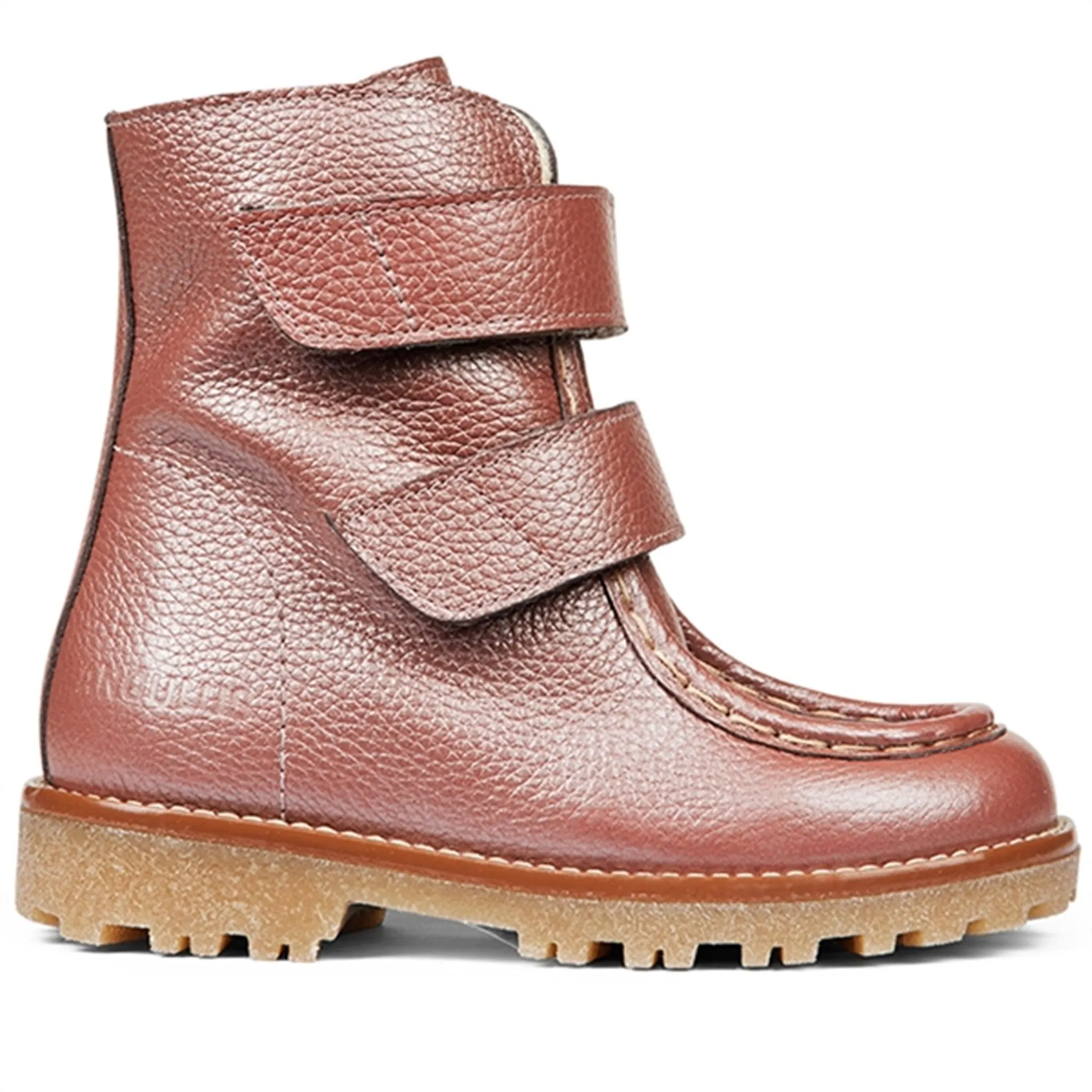 Angulus Mid-Cut Boots With Velcro Rose Shine