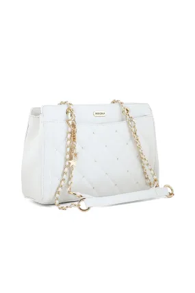 Baguette Shoulder Bags B15038-White