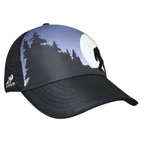 Bigfoot Moon Rising Trucker Hat