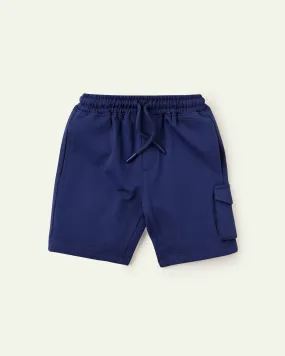 Blue Cargo Shorts