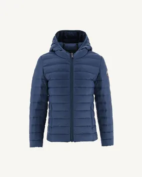 Blue jeans Hooded down jacket Carla