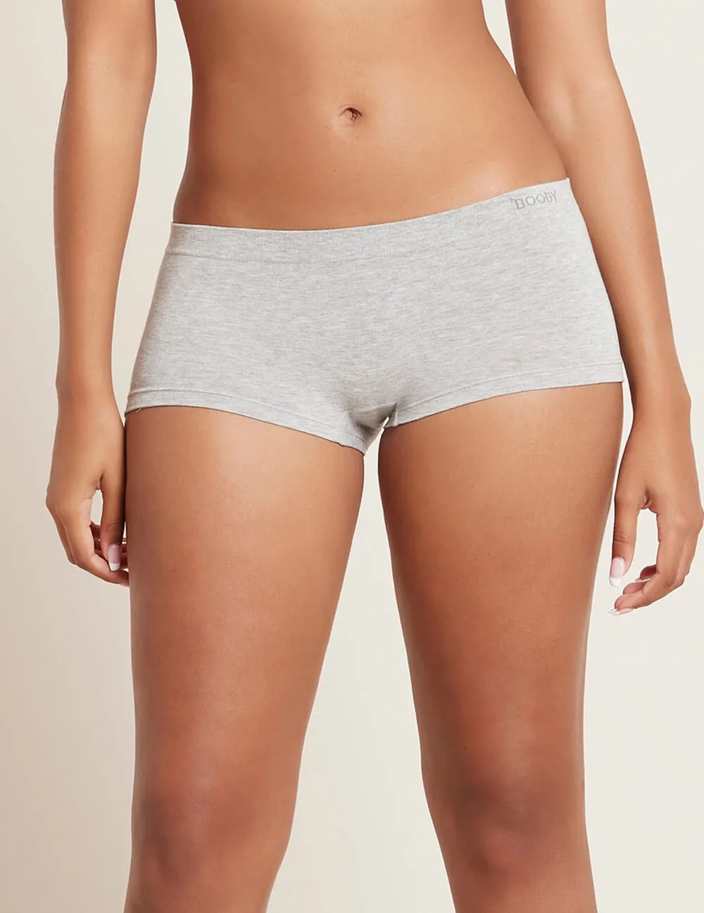 Boyleg Briefs - Light Grey Marl