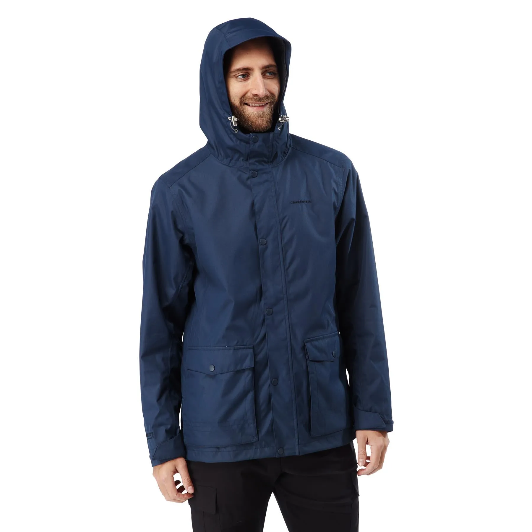 Craghoppers Mens Classic Kiwi Waterproof Jacket With 7 Pockets