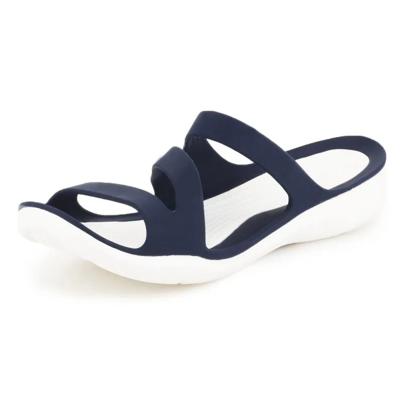 Crocs Womens Swiftwater Sandals - Navy Blue