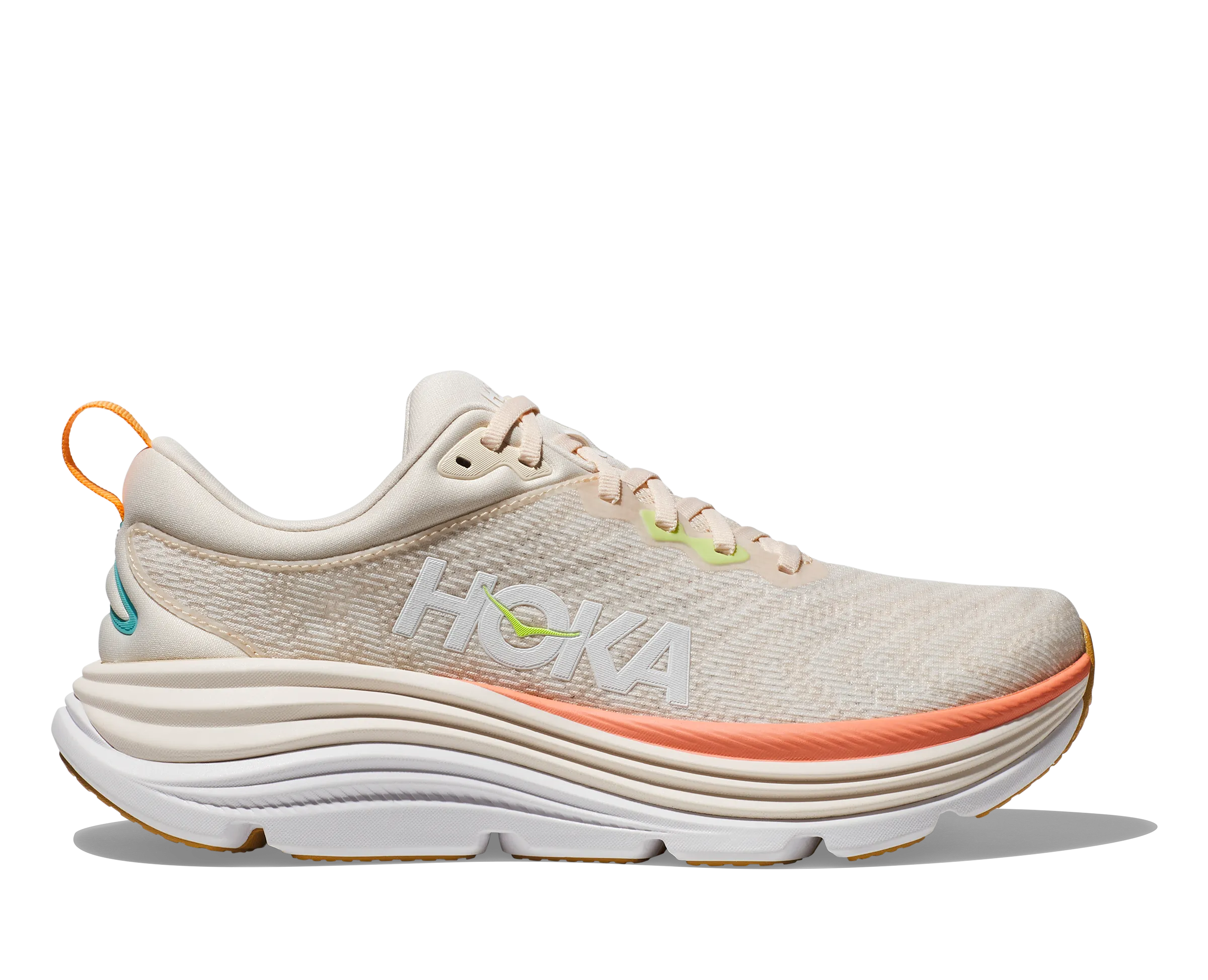 Hoka Gaviota 5 Vanilla Eggnog Wide Women's