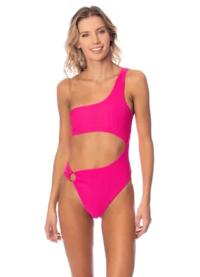 Maaji Hot Magenta Lousie Cut Out One Piece