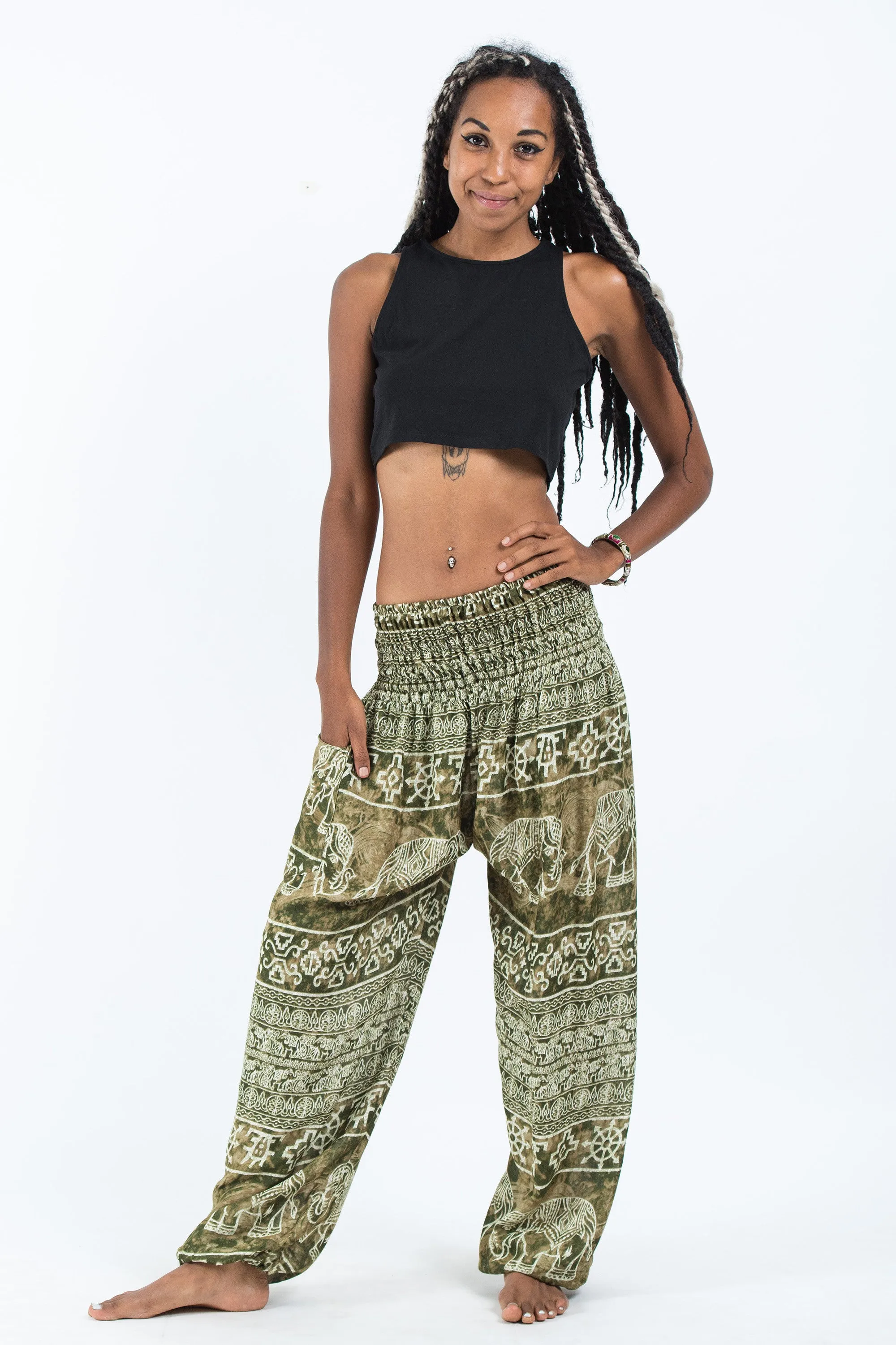 Marble Elephant Women's Elephant Pants in Olive