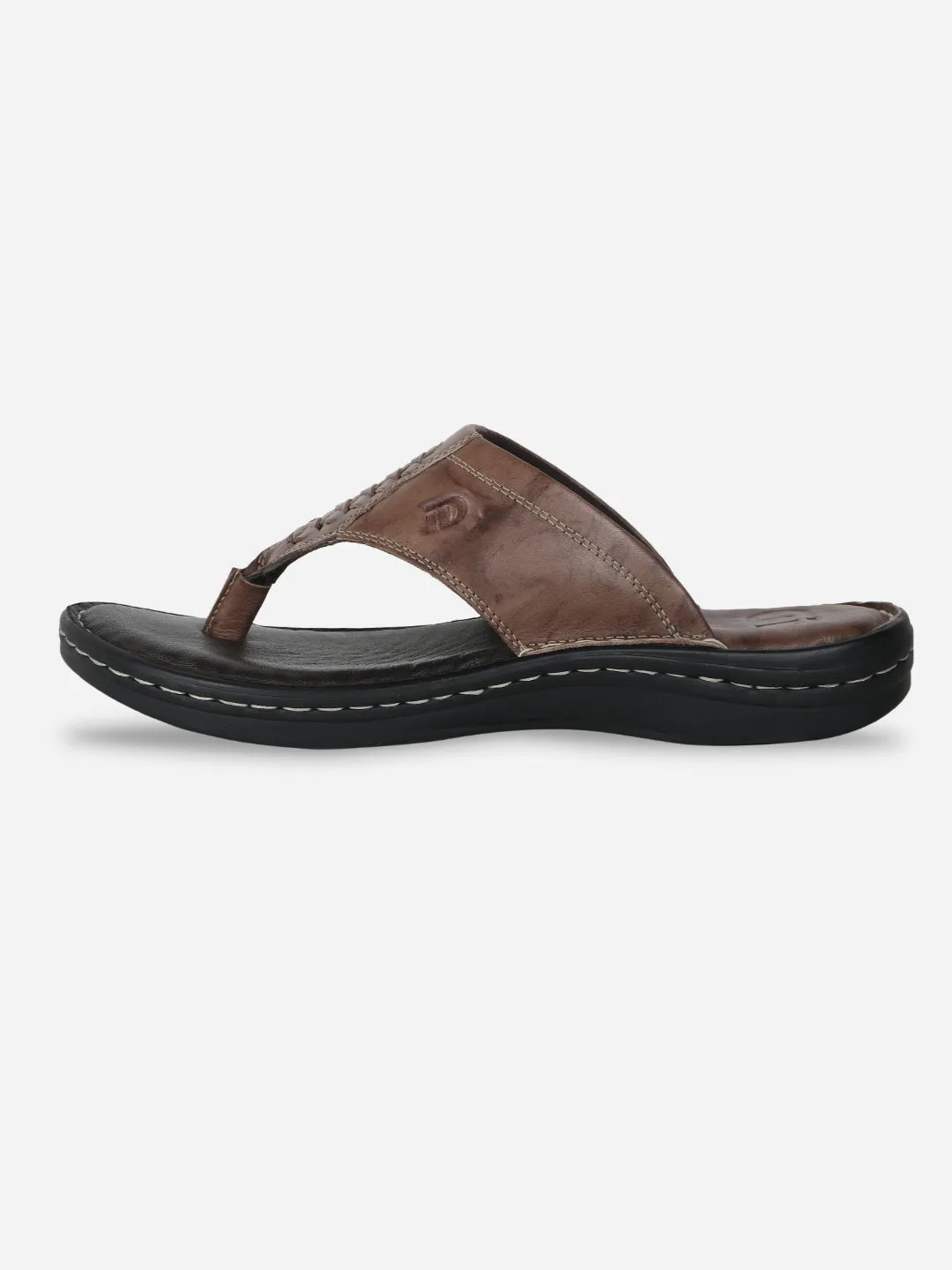 Men's Brown Thong Casual Sandal (ID4047)