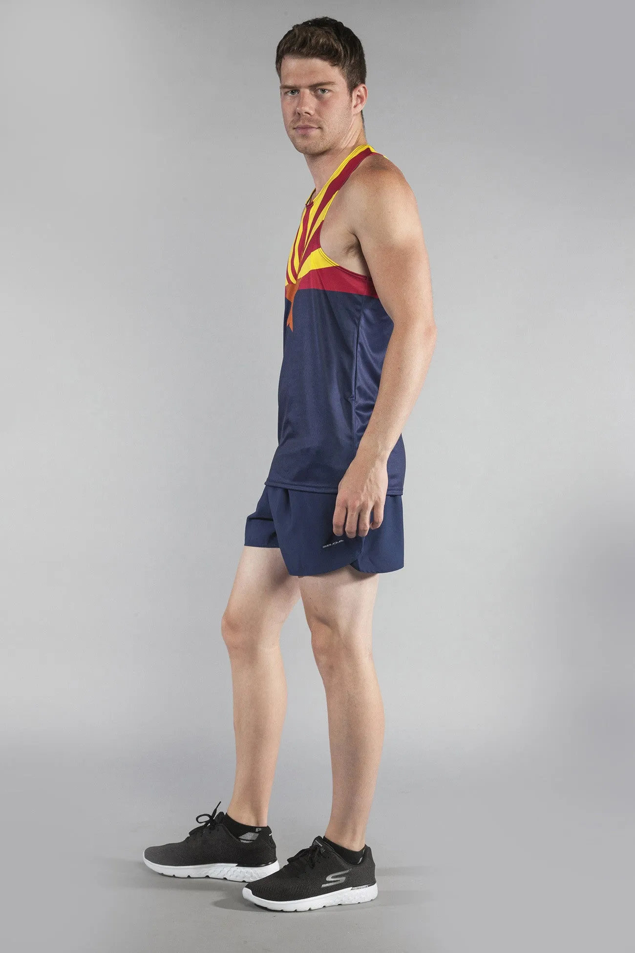 Men's Printed Singlet- Arizona