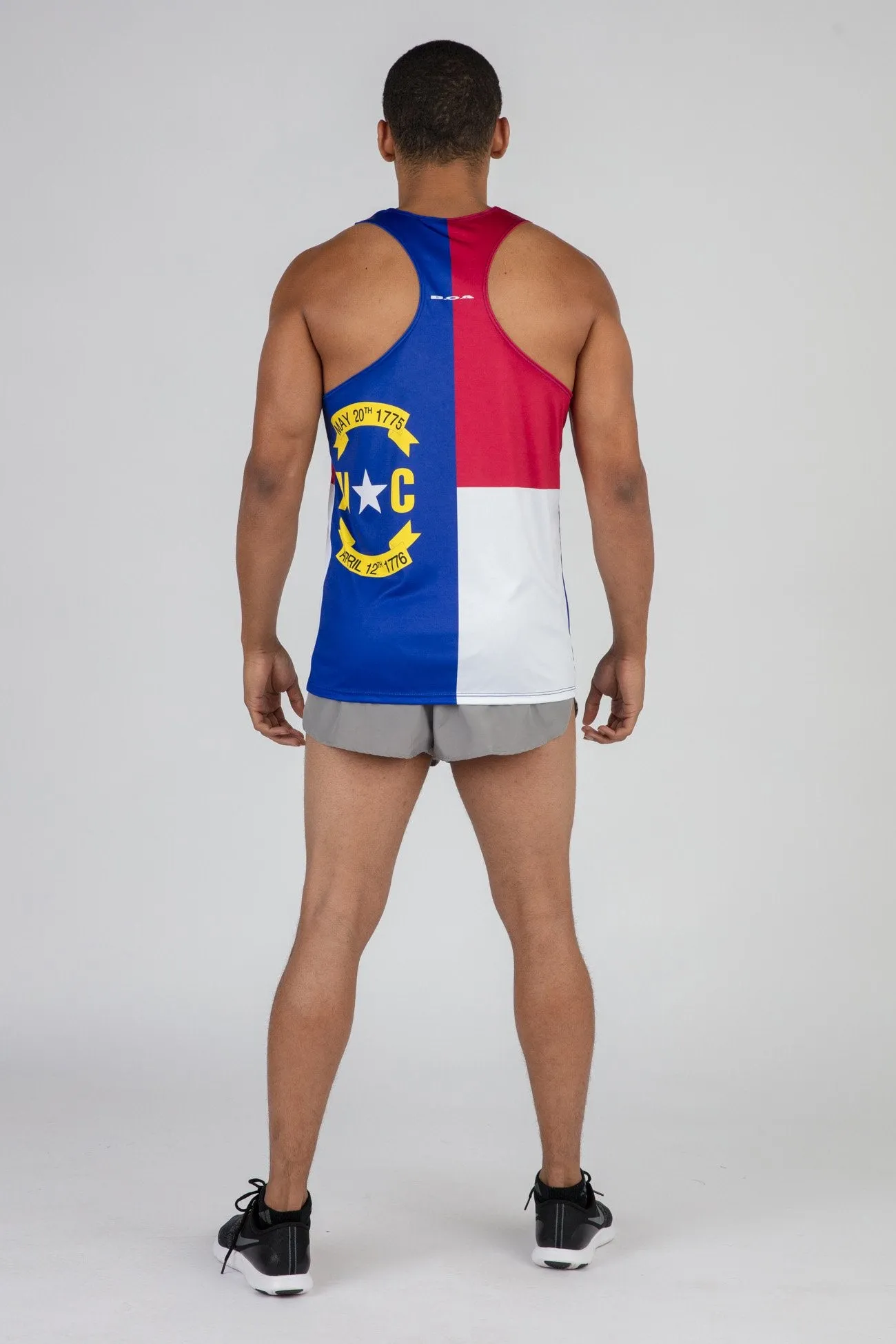 Men's Printed Singlet- North Caoli na