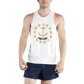 Men's Printed Singlet- Rhode Island