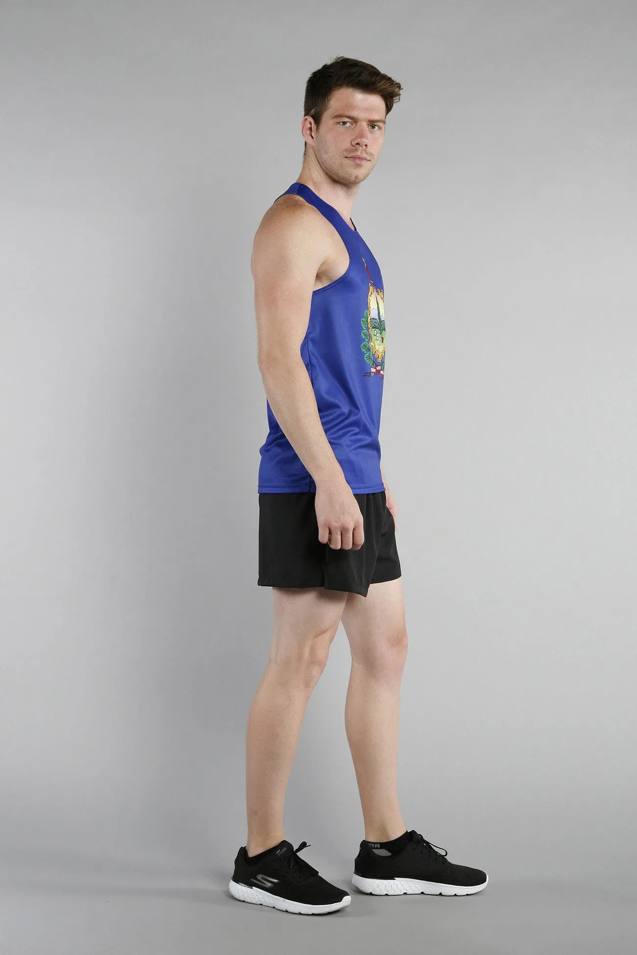 Men's Printed Singlet- Vernmont