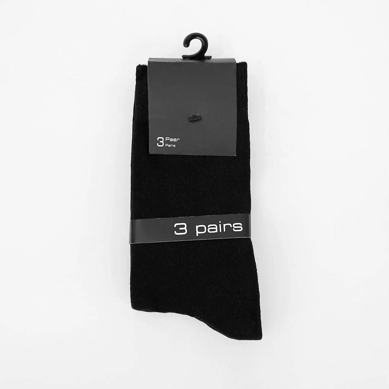 Mens Soft Cotton Pack Of 3 lightweight Dark Navy Socks (CA-120252)