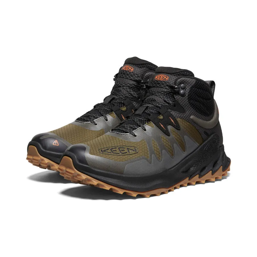 Men's Zionic Waterproof Hiking Boot  |  Dark Olive/Scarlet Ibis