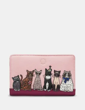 Party Cats Leather Oxford Purse