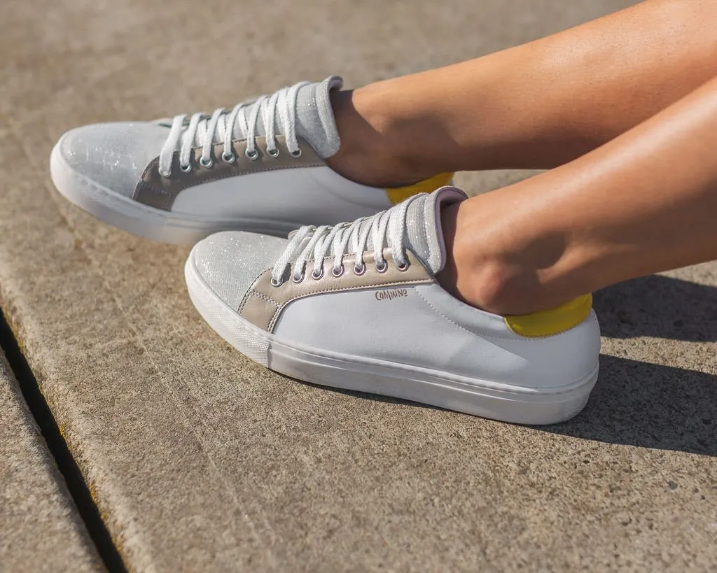 Portofino - Cappucino Silver Yellow Sneaker