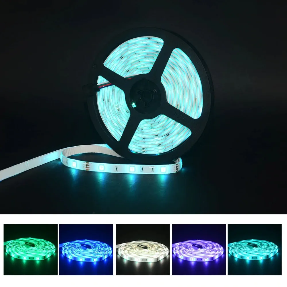 RGB LED Strip With Controller (3 Meters slim strips)