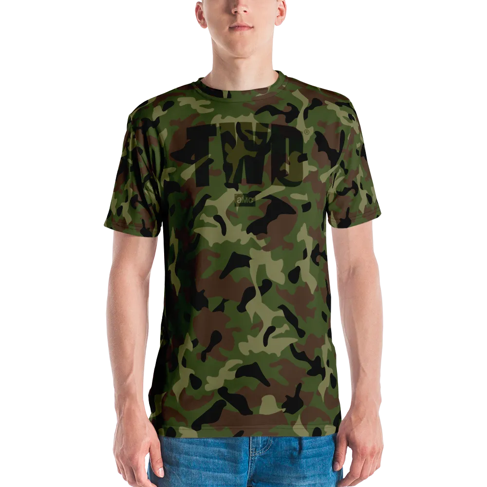 The Walking Dead Camo Logo Unisex All-Over Print Short Sleeve T-Shirt