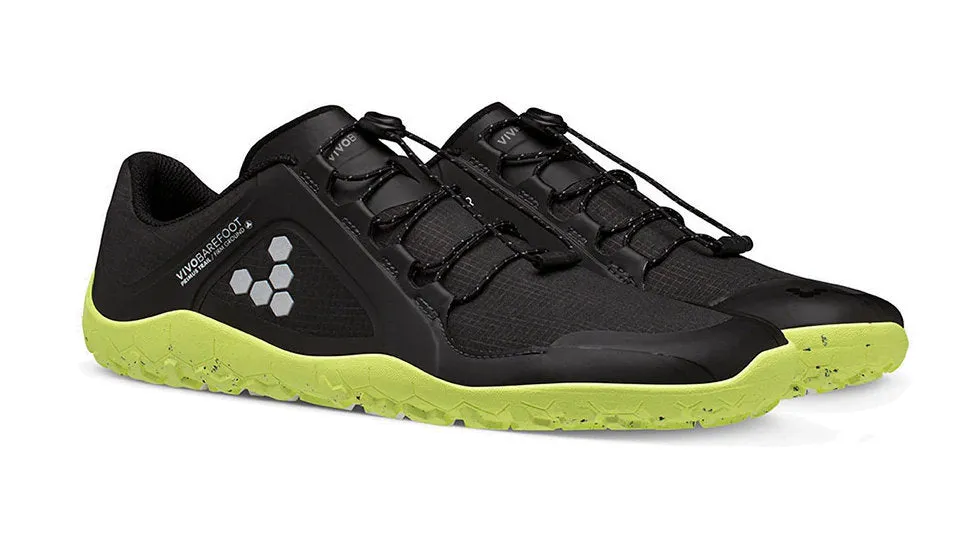 Vivobarefoot Men's Primus Trail II All Weather FG Obsidian Bio Lime